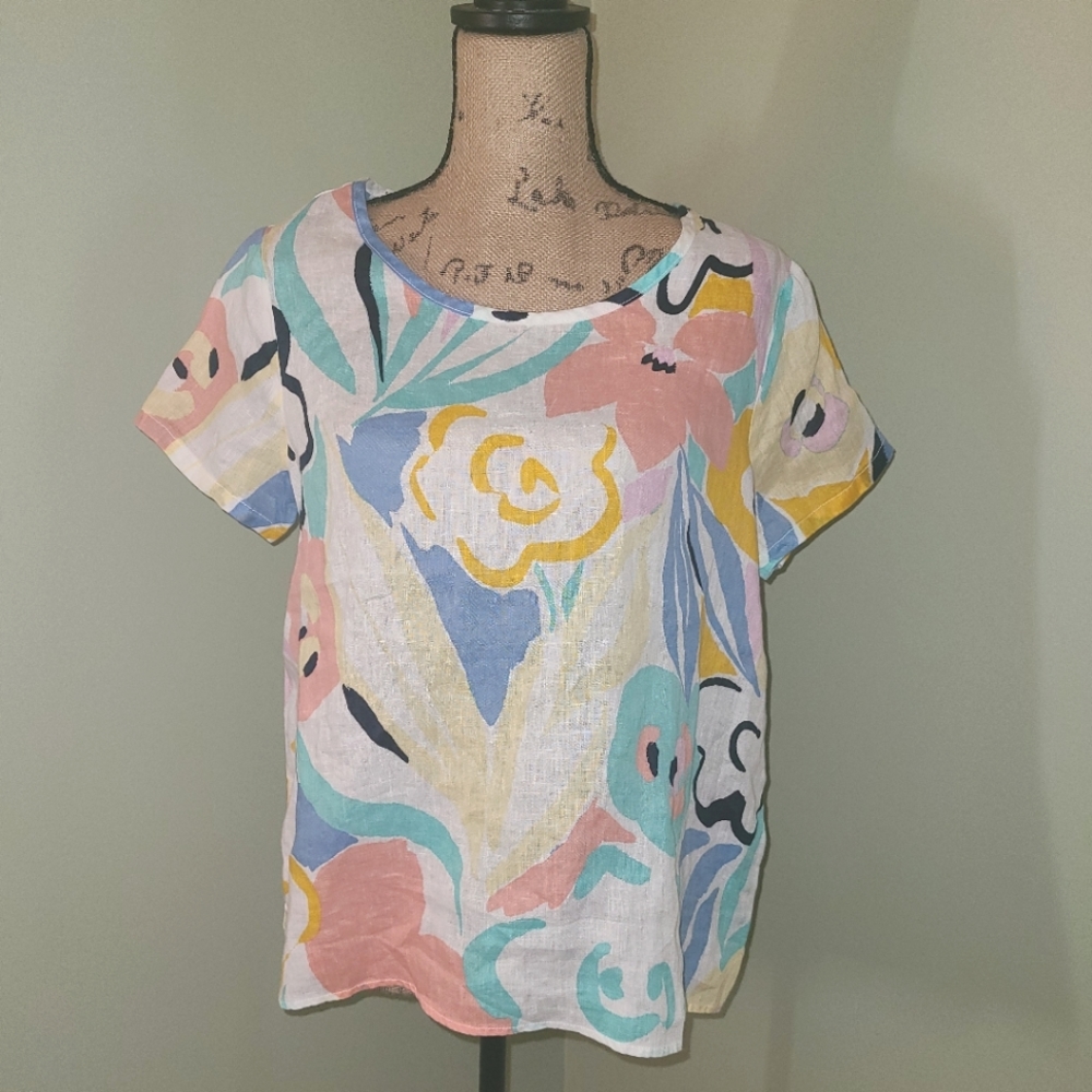 NWT Rachel Zoe Linen Top